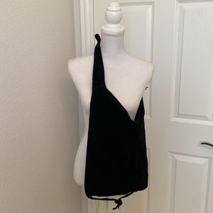 Gap - Black Suede Hobo Bag